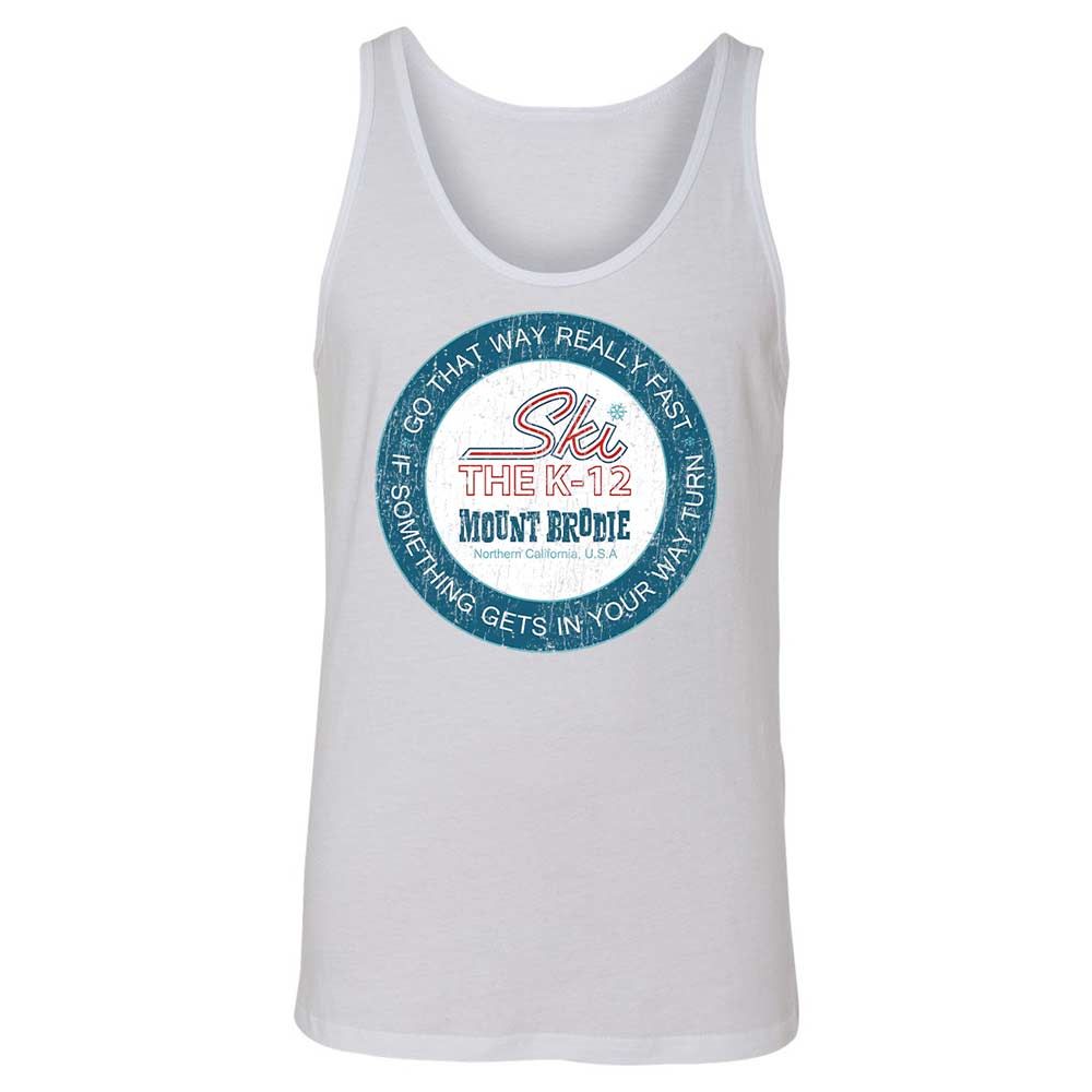 Unisex Jersey Tank - HLWSUFDU - White - 1