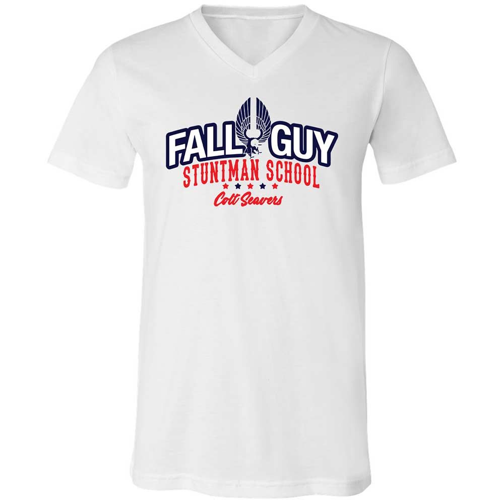 Unisex V-Neck T-Shirt - CXRM8NZJ - White - 1