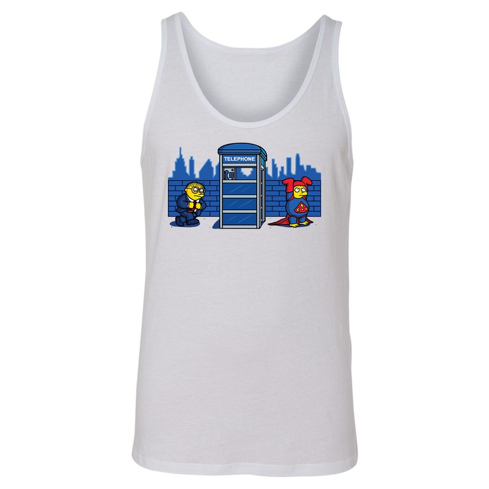 Unisex Jersey Tank - BLCZXYSP - White - 1