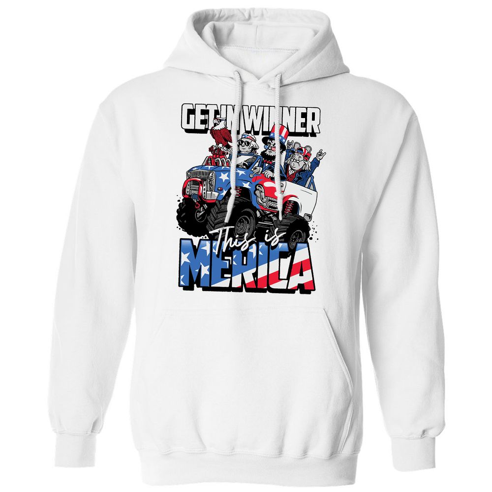 Classic Unisex Hoodie - 2Q7MKDCZ - White - 1