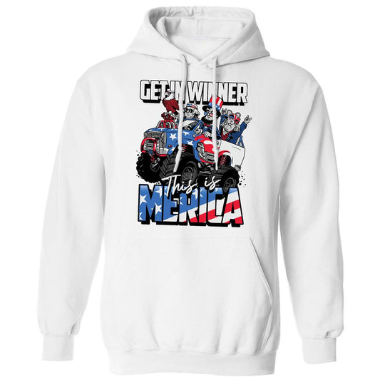 Classic Unisex Hoodie - 2Q7MKDCZ - White - 1