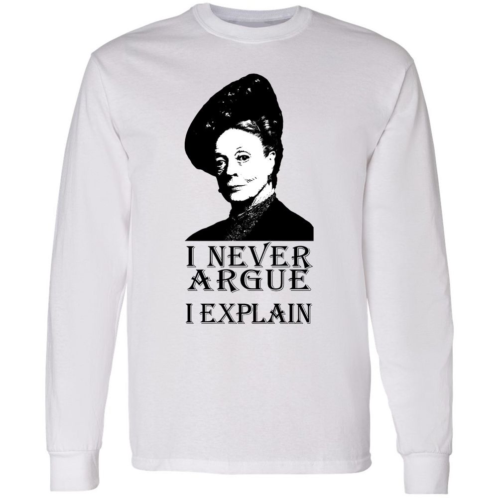 I never argue - White - 1