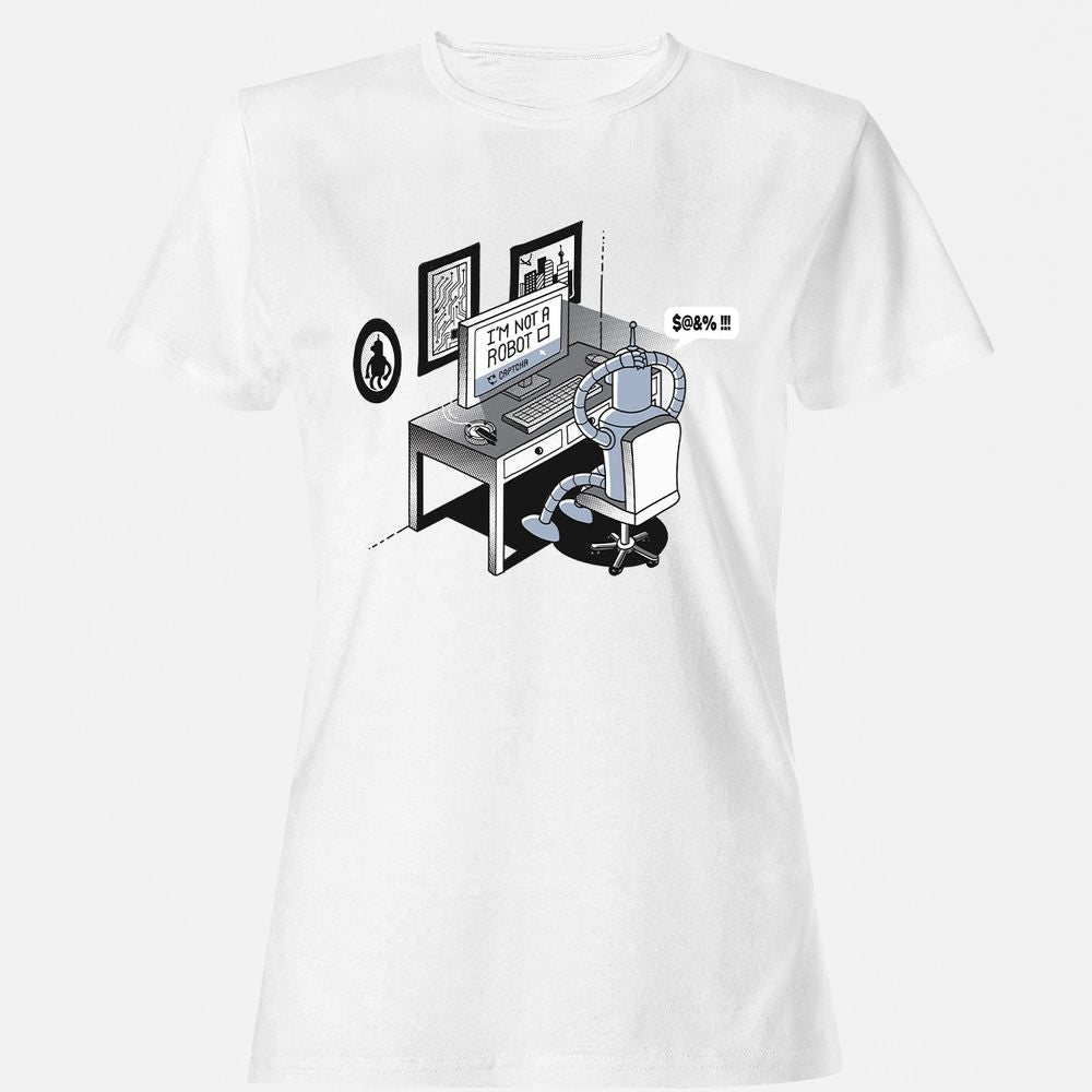 Women's T-Shirt - LBZ85PBX - White - 1