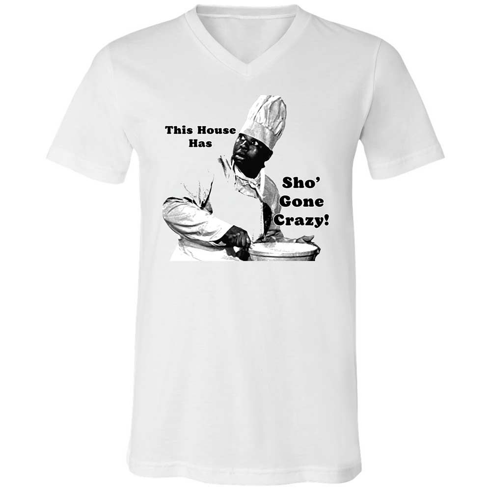 Unisex V-Neck T-Shirt - D2QFEQRA - White - 1