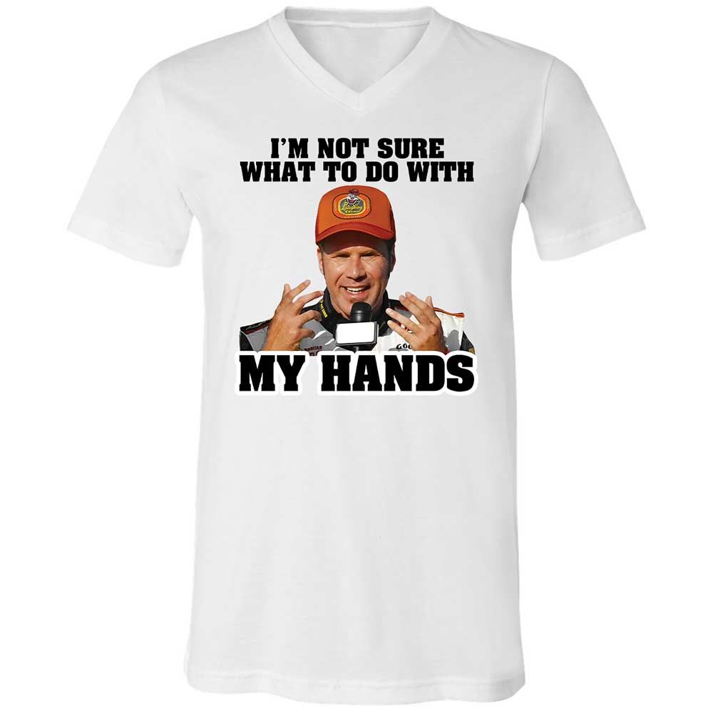 I'm Not Sure What To Do With My Hands - White - 1