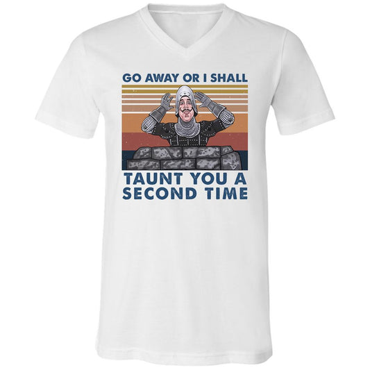 Unisex V-Neck T-Shirt - G5FAPB5L - White - 1