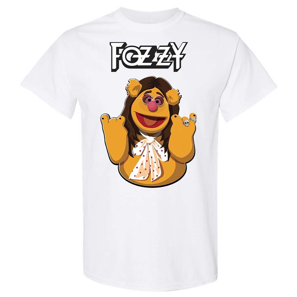 Fozzie Muppet as Rockstar - White - 1