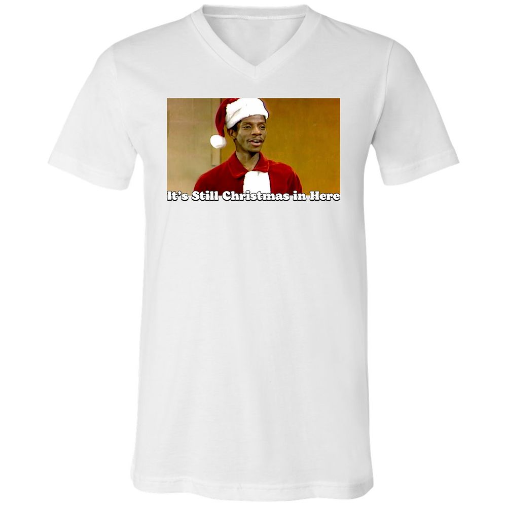 Unisex V-Neck T-Shirt - MU3BPAAB - White - 1