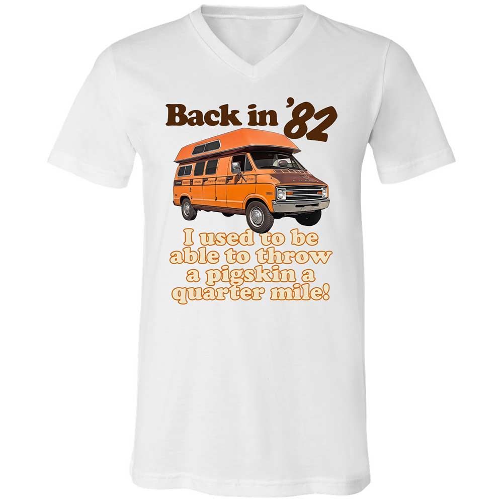 Unisex V-Neck T-Shirt - YND5XQAJ - White - 1