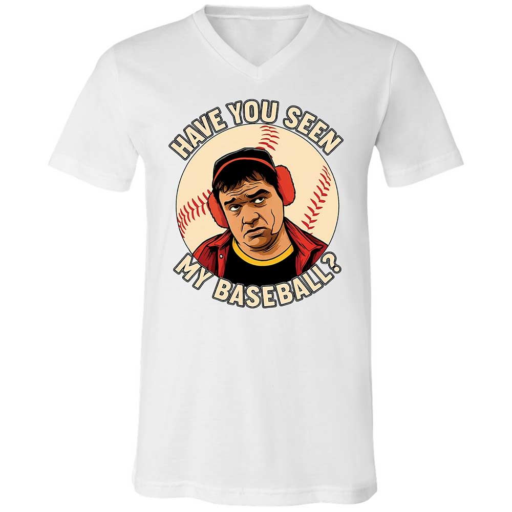 Unisex V-Neck T-Shirt - CQKT4F2S - White - 1