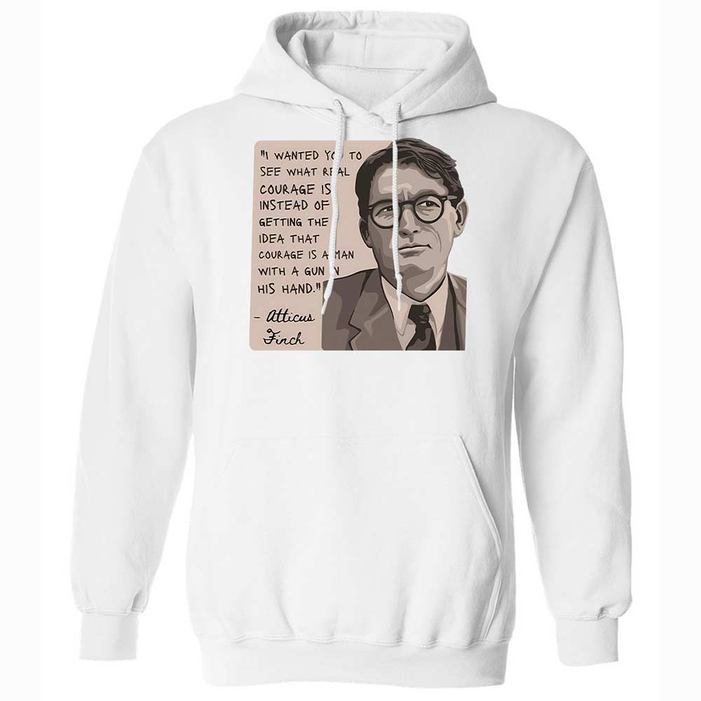 Real Courage Quote - White - 1