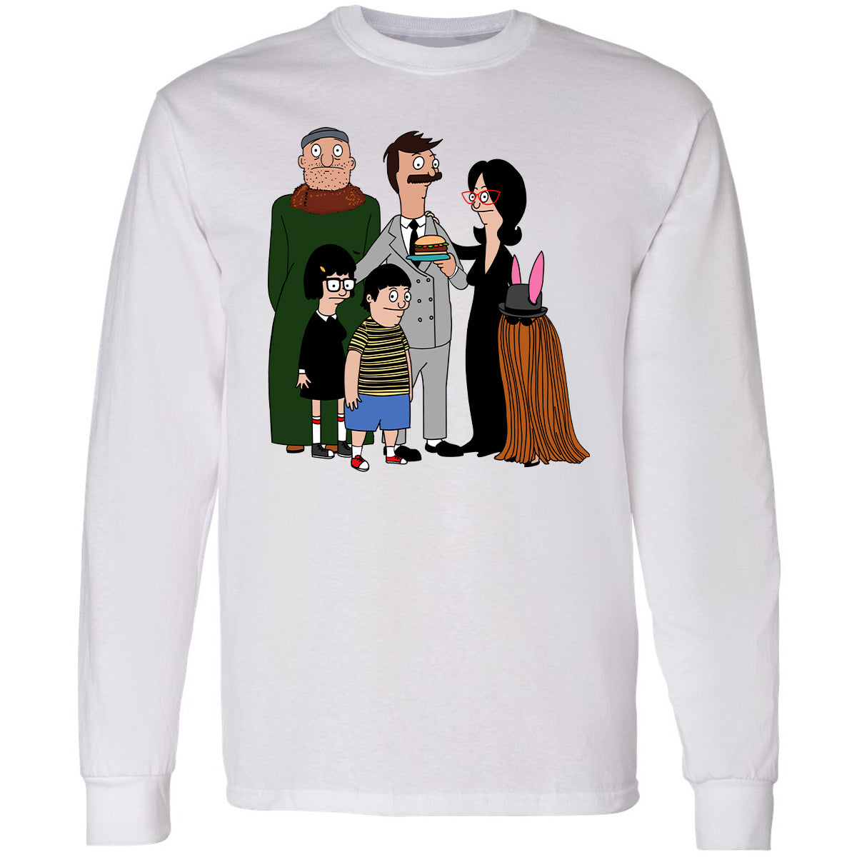 Long Sleeve T-Shirt - NU2XM9ZD - White - 1