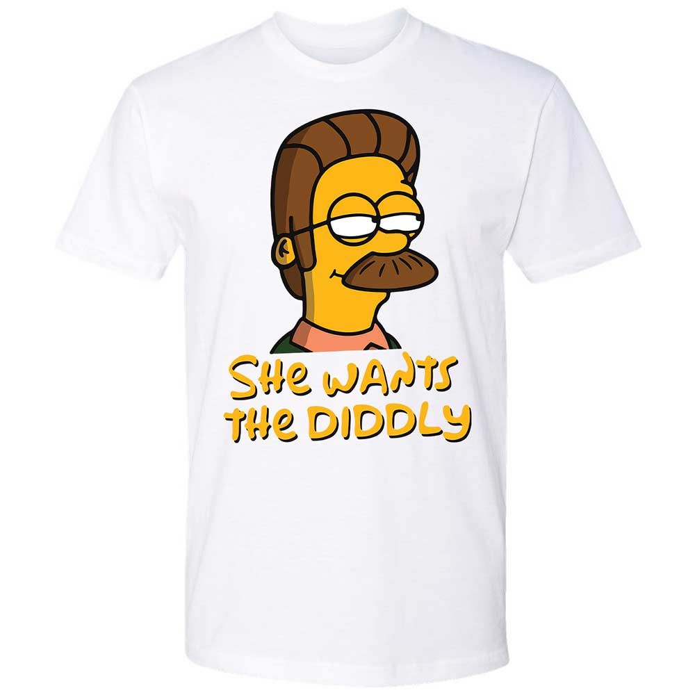 She Wants The Diddly - White - 1
