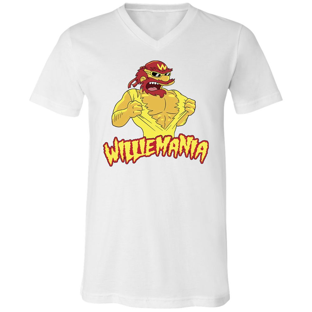 Unisex V-Neck T-Shirt - LH3NPBBJ - White - 1
