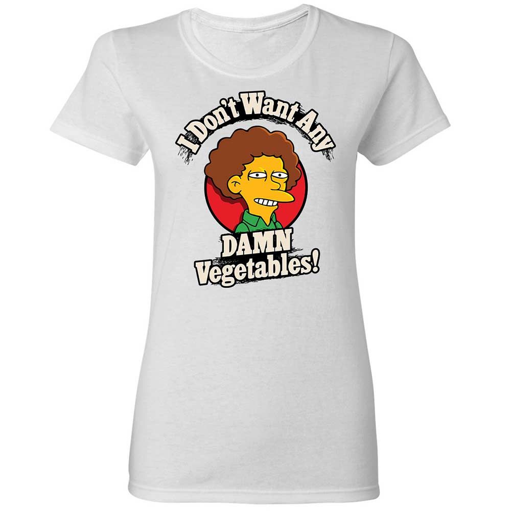 I Don't Want Any Damn Vegetables! - White - 1