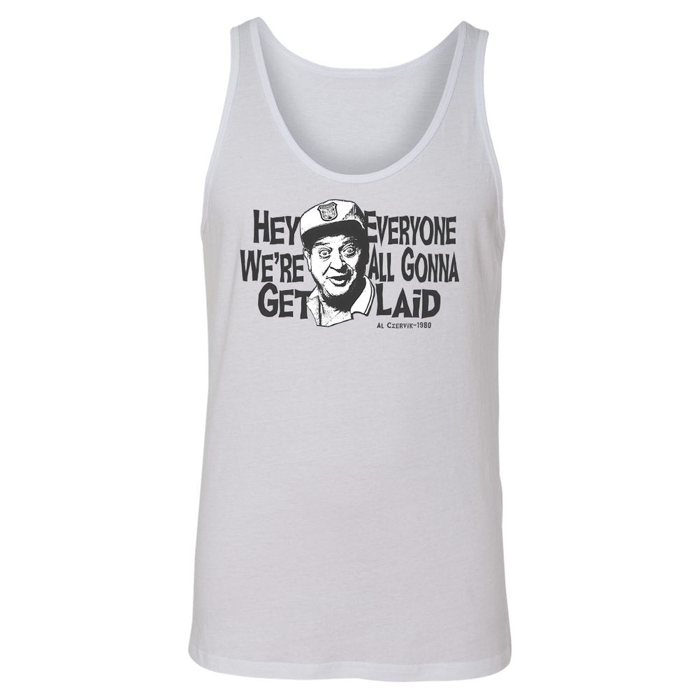 Unisex Jersey Tank - J57MFZQN - White - 1