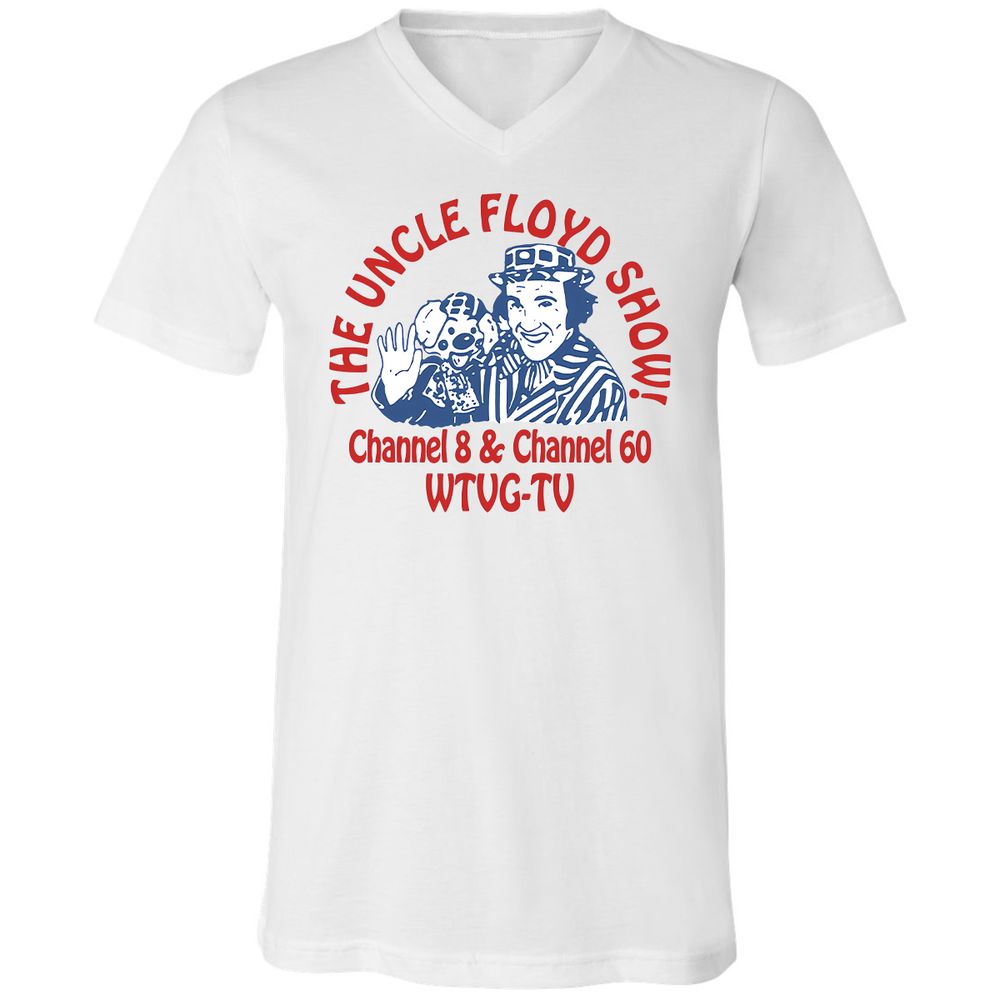 Unisex V-Neck T-Shirt - MMDVD4JZ - White - 1