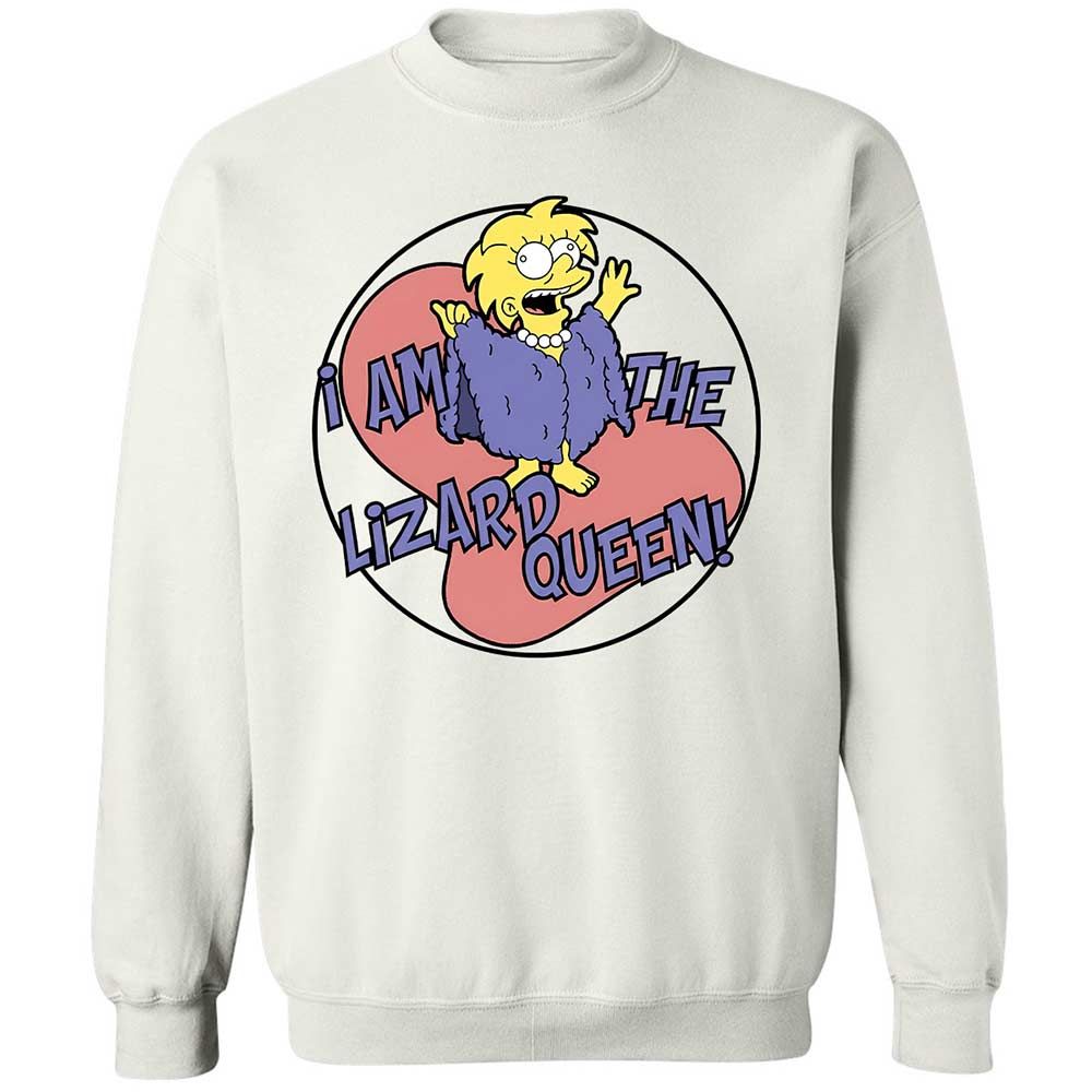 I am the Lizard Queen - White - 1