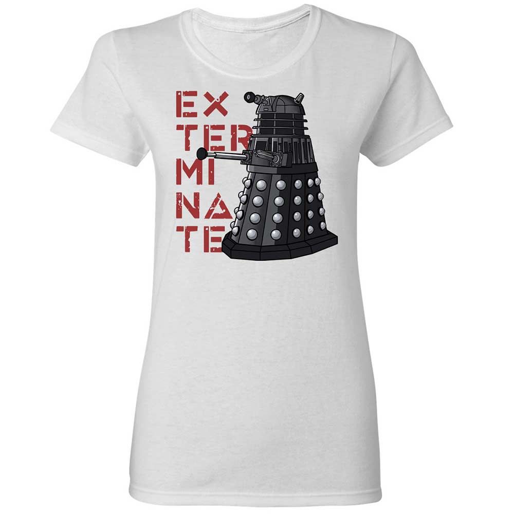 Dalek Exterminate - White - 1