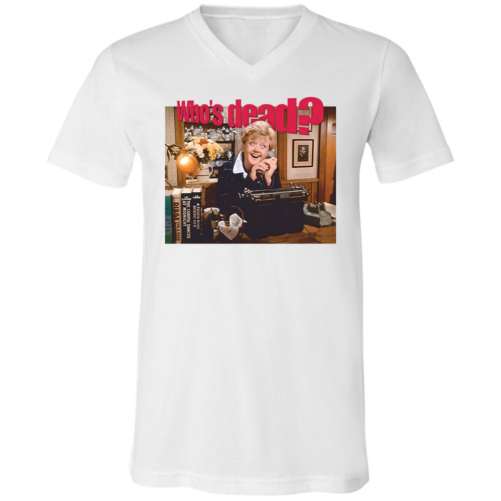 Unisex V-Neck T-Shirt - UB5ENW4S - White - 1