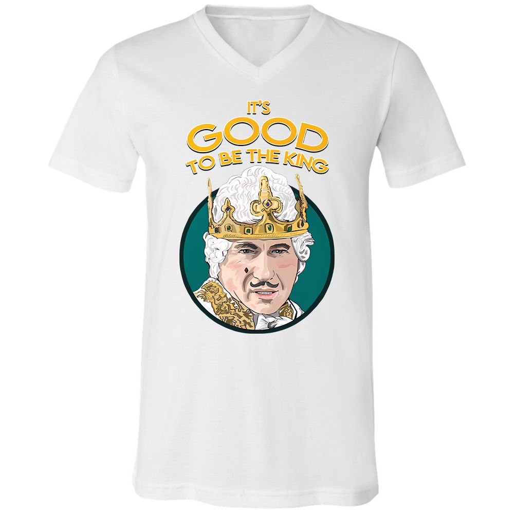 Unisex V-Neck T-Shirt - LA18SPNG - White - 1