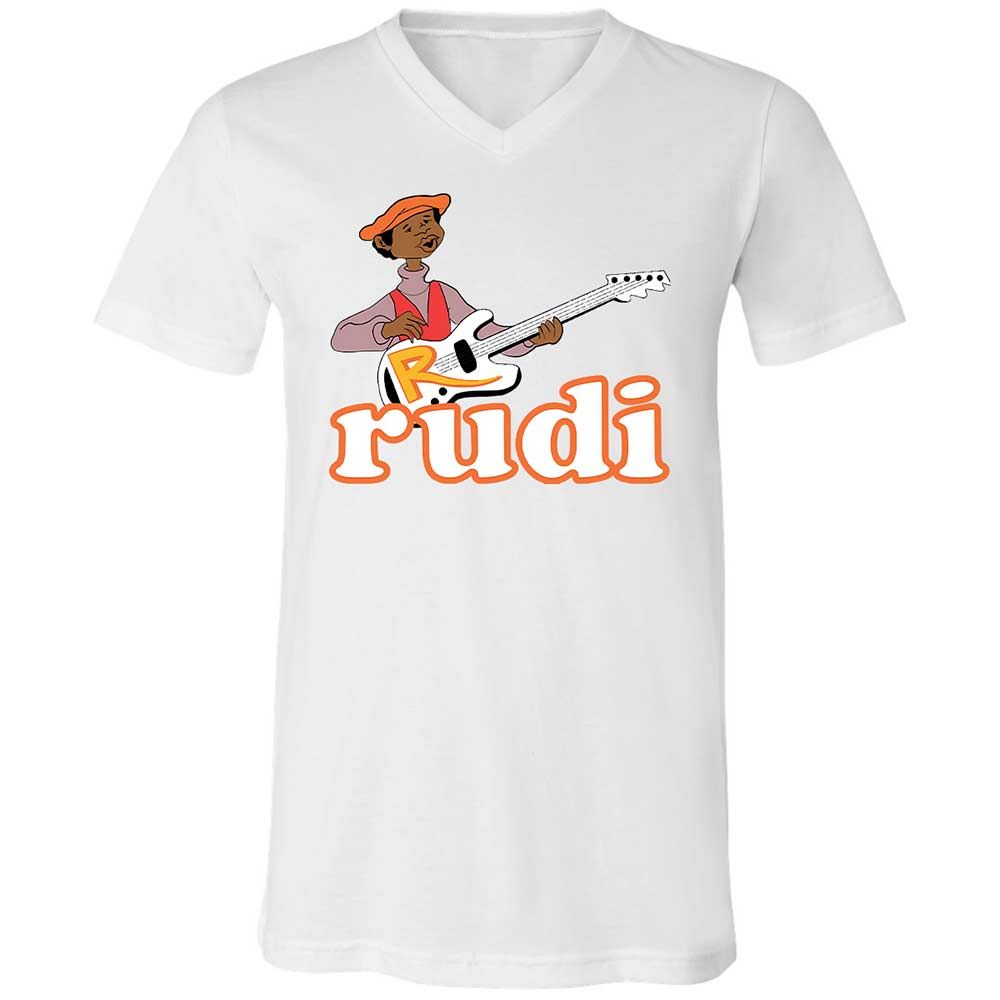 Unisex V-Neck T-Shirt - 2KBSVMNV - White - 1