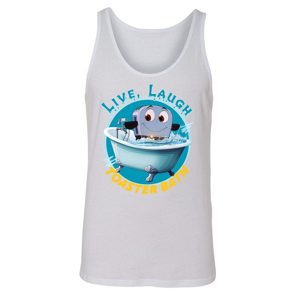 Unisex Jersey Tank - EA6XBFLW - White - 1