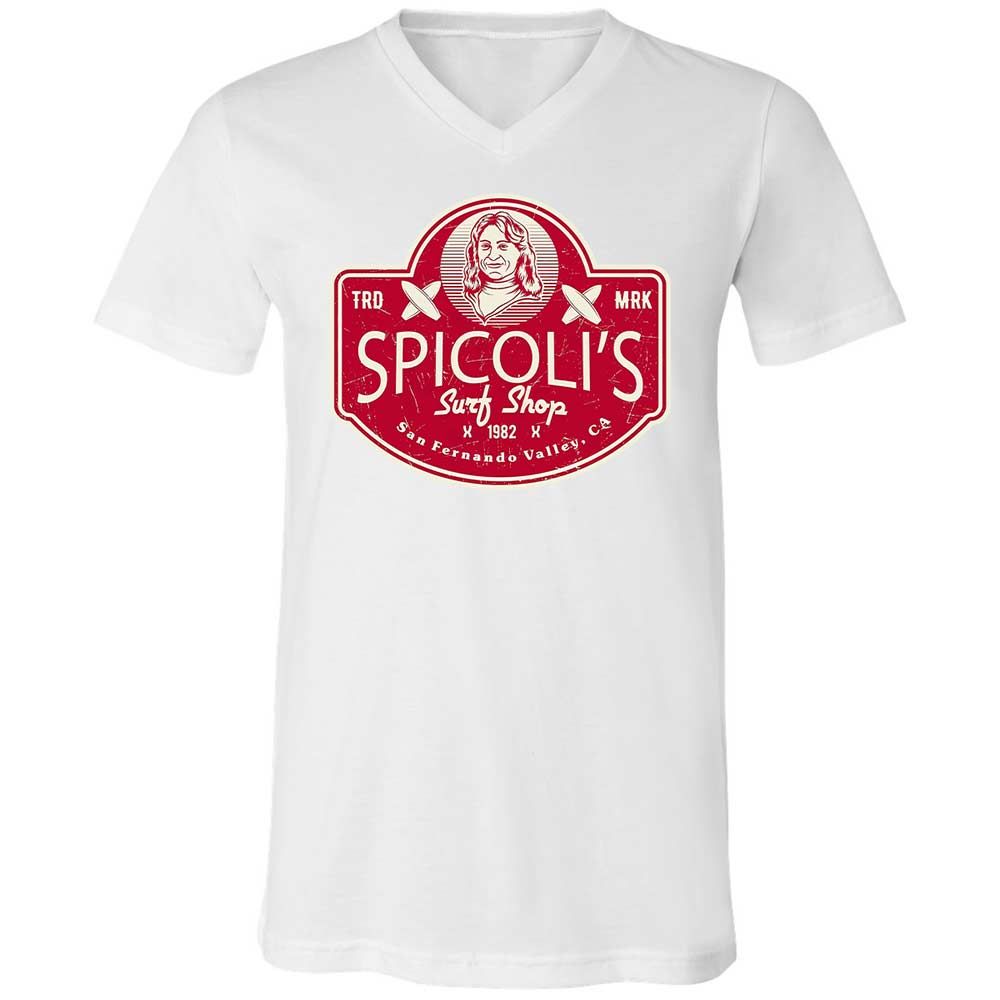 Unisex V-Neck T-Shirt - 4MSCTSRV - White - 1