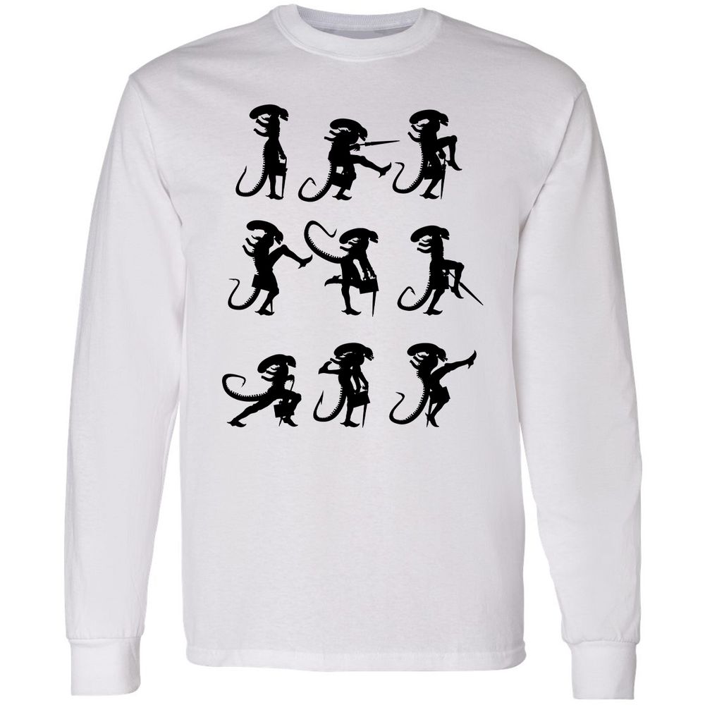 Long Sleeve T-Shirt - 4XWCW9LJ - White - 1