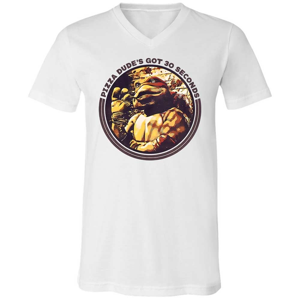 Unisex V-Neck T-Shirt - TMX7ZPRY - White - 1