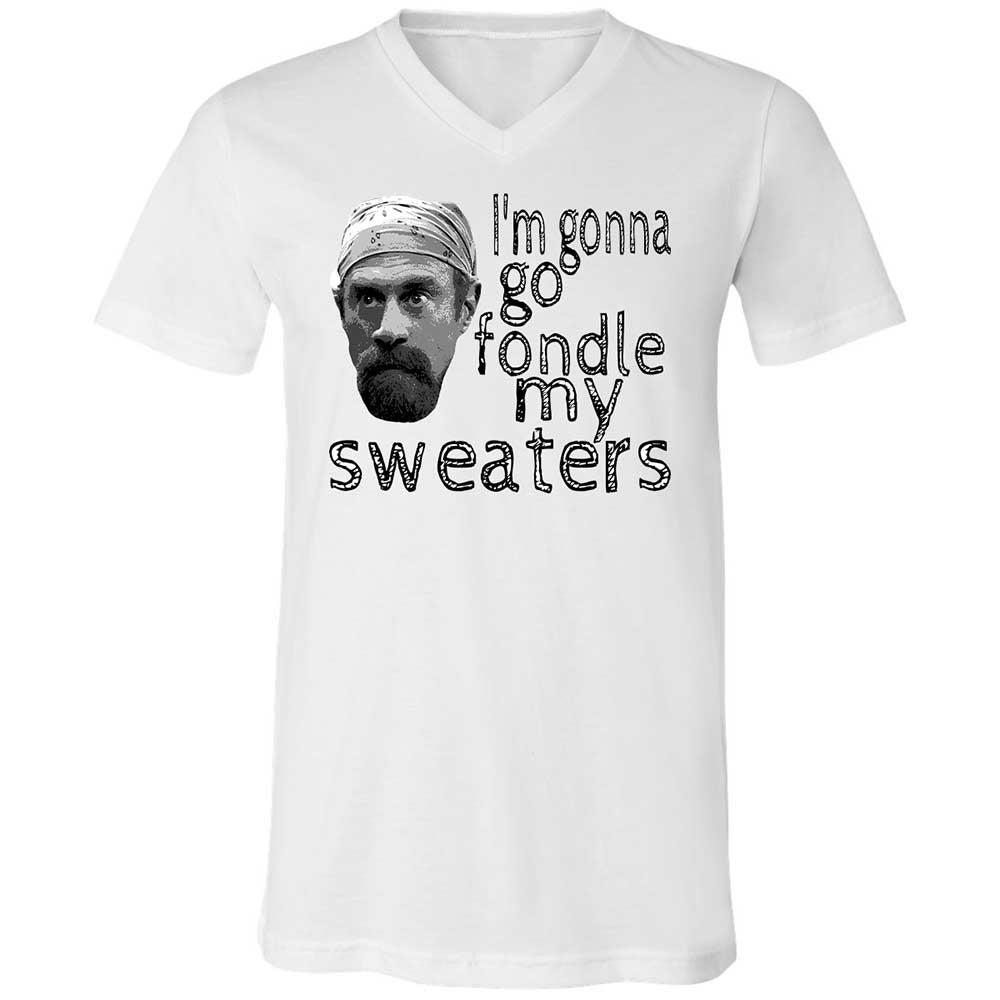 Fondle my sweaters - White - 1