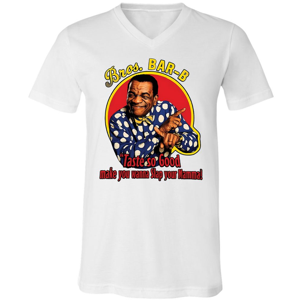 Unisex V-Neck T-Shirt - LYJW3TSN - White - 1