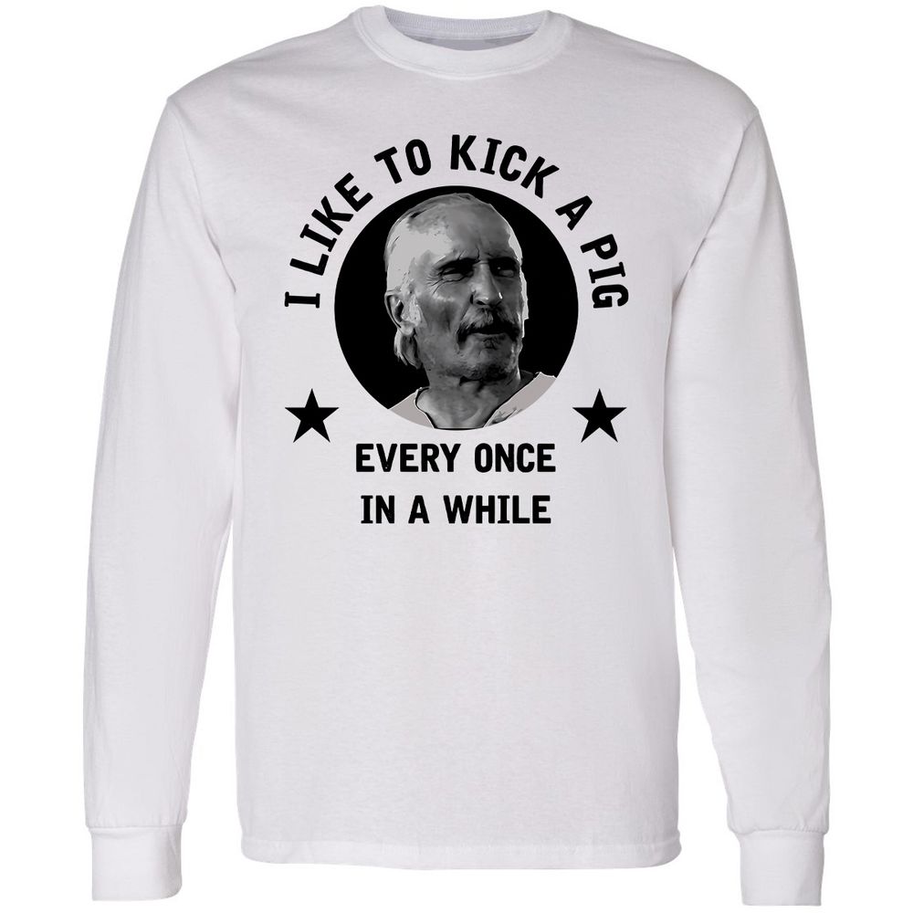 I like to kick a pig - White - 1