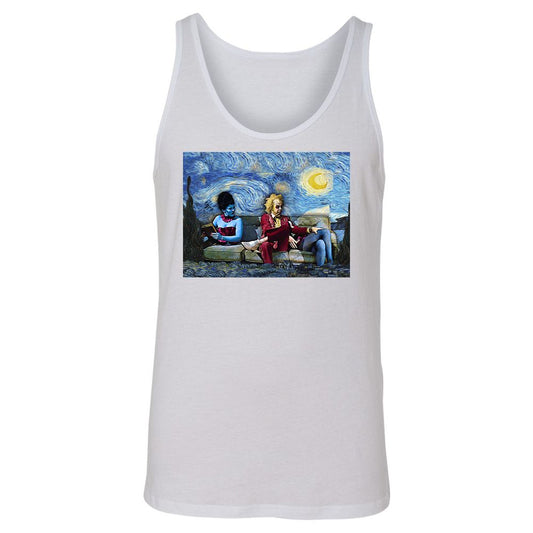 Unisex Jersey Tank - 4TLUEUBX - White - 1