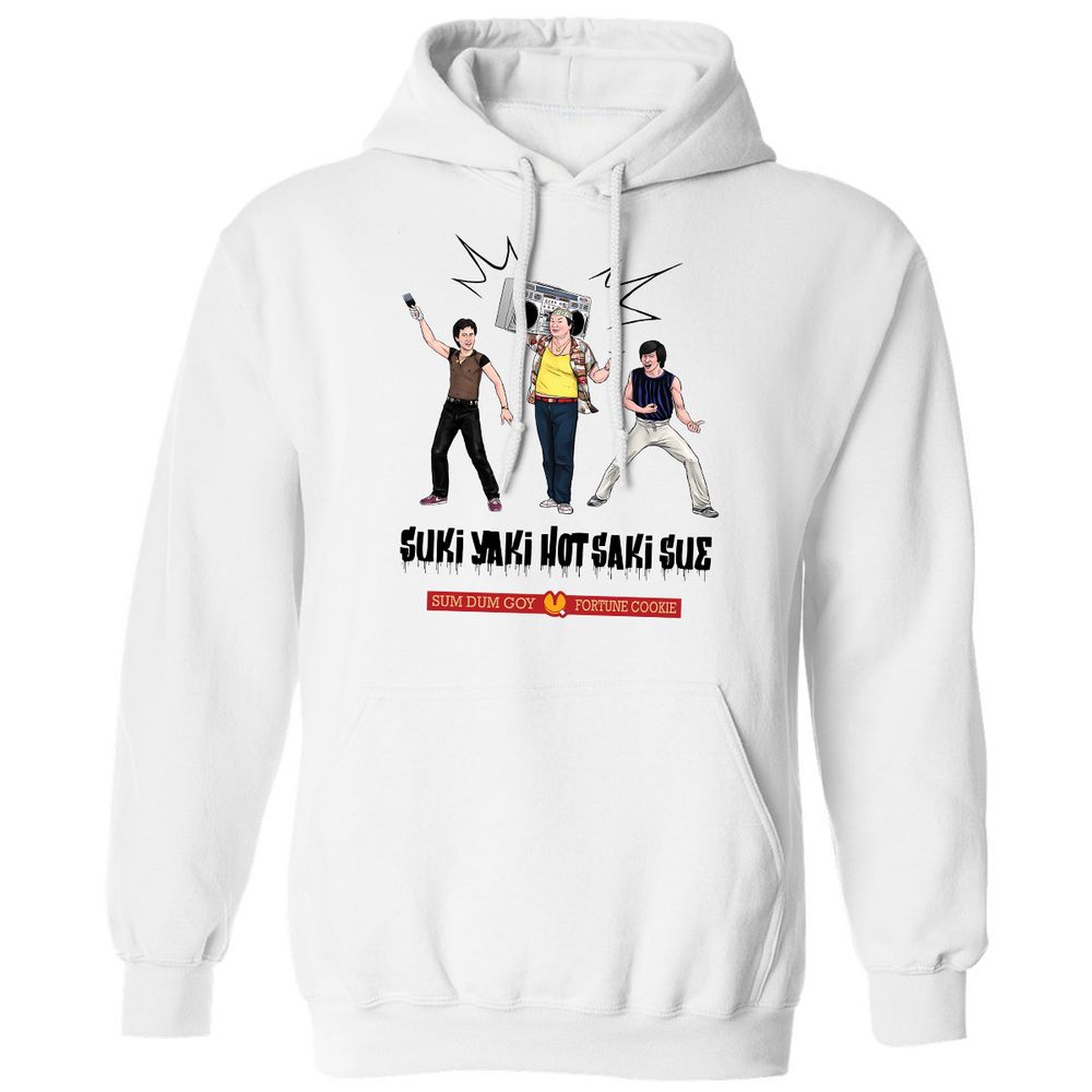 Classic Unisex Hoodie - CE93XBFW - White - 1