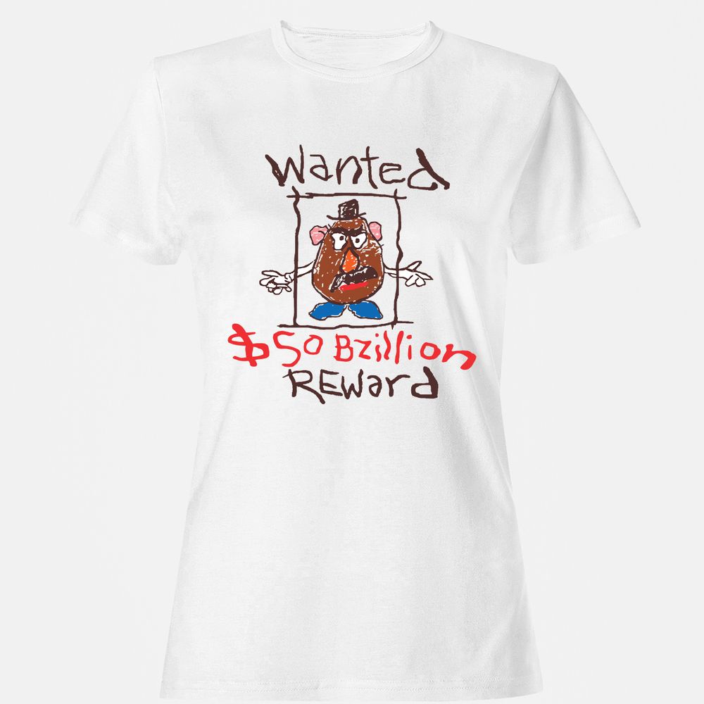 Women's T-Shirt - HUS1NK9G - White - 1