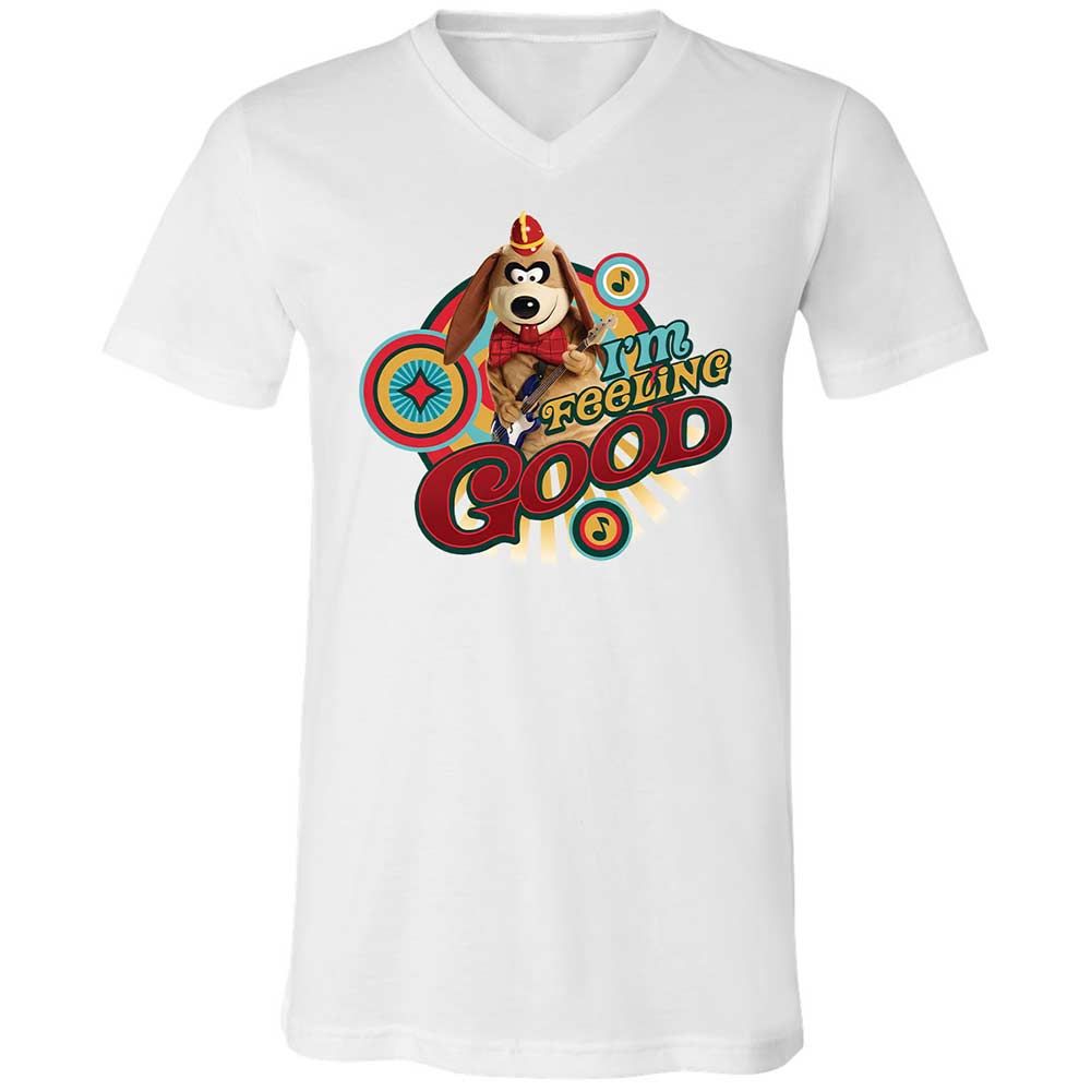 Unisex V-Neck T-Shirt - ZPXMV98X - White - 1