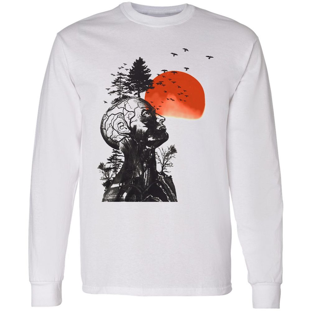 Long Sleeve T-Shirt - AY1LBZCS - White - 1