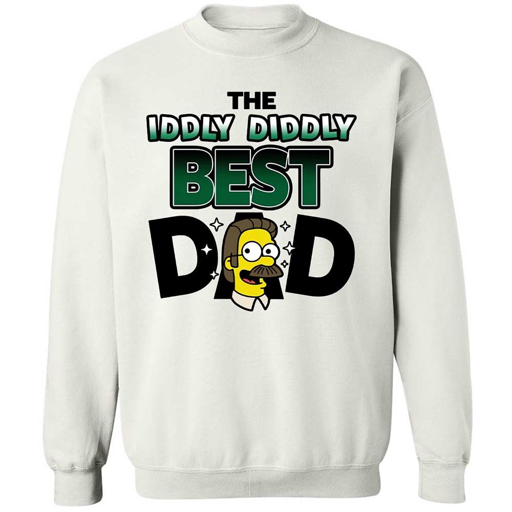 The Iddly diddly best dad - White - 1
