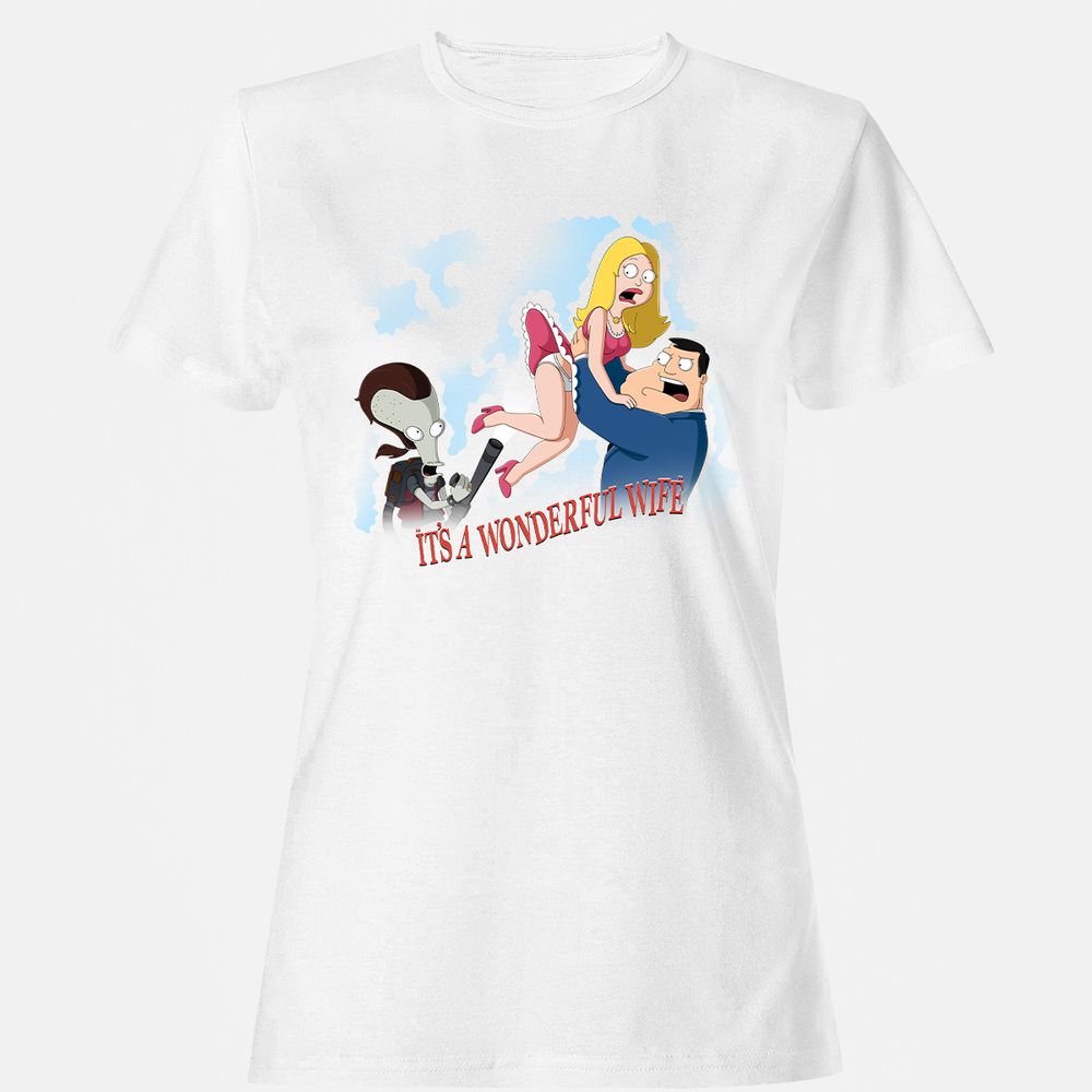 Women's T-Shirt - 6W54NQDN - White - 1