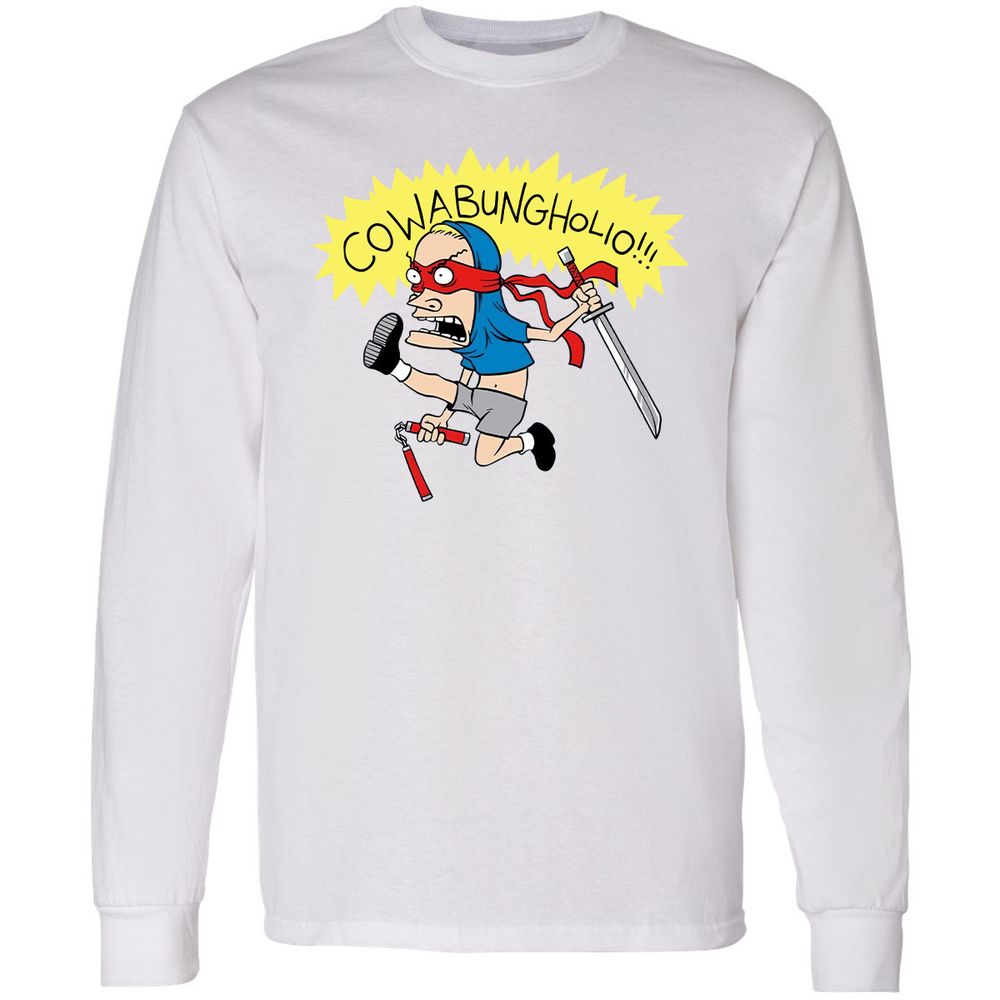 Long Sleeve T-Shirt - B65DHVKK - White - 1