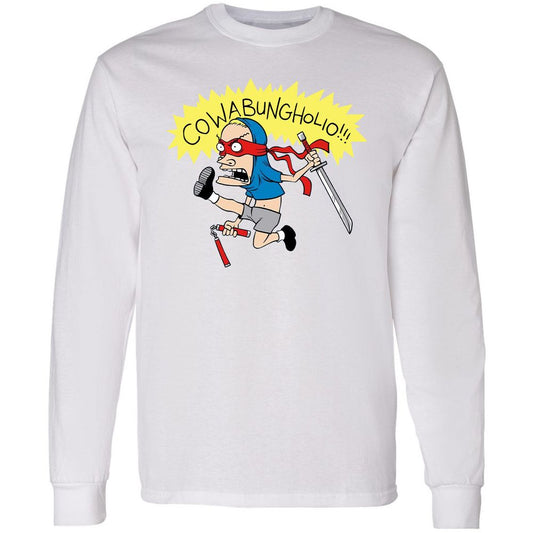 Long Sleeve T-Shirt - B65DHVKK - White - 1