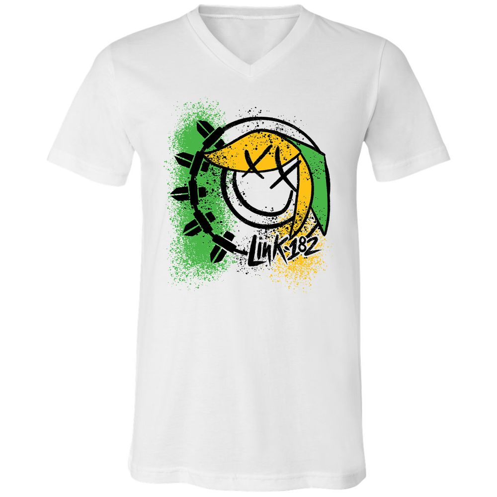 Unisex V-Neck T-Shirt - MLJNNR36 - White - 1