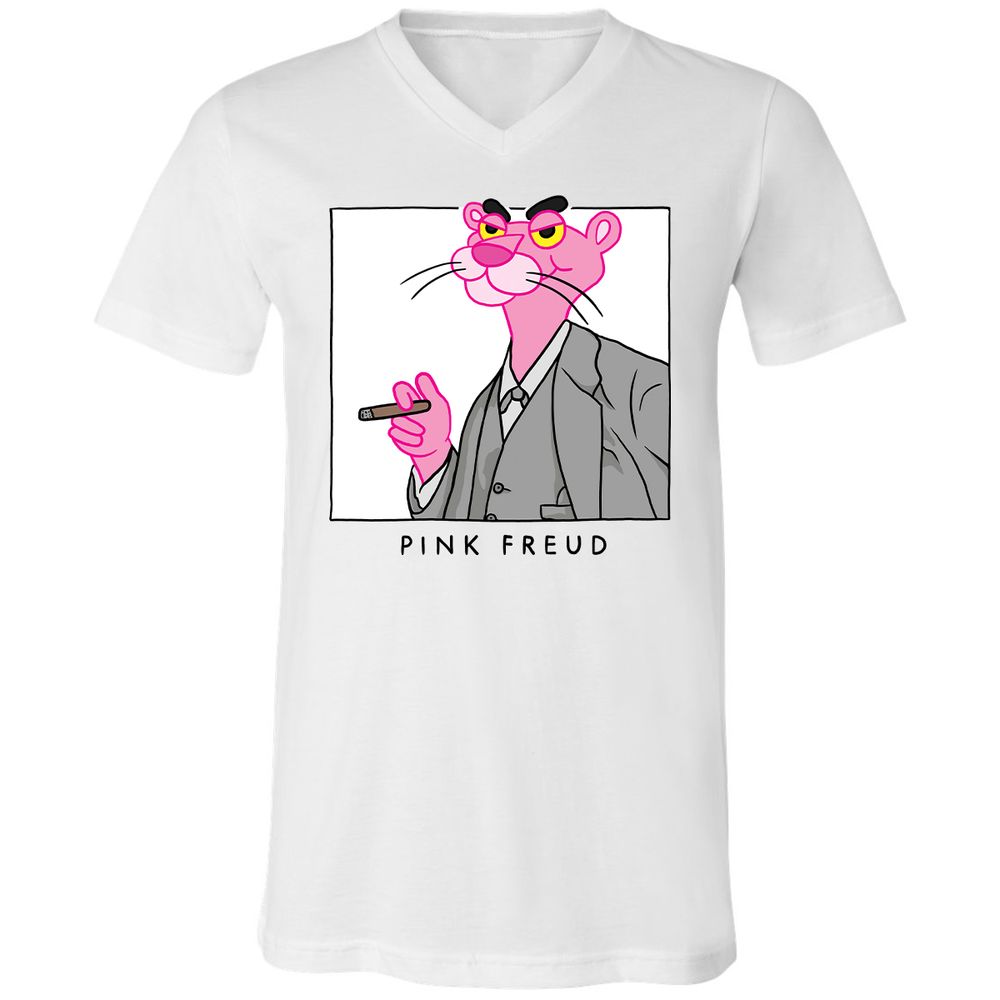 Unisex V-Neck T-Shirt - UR36NS3W - White - 1