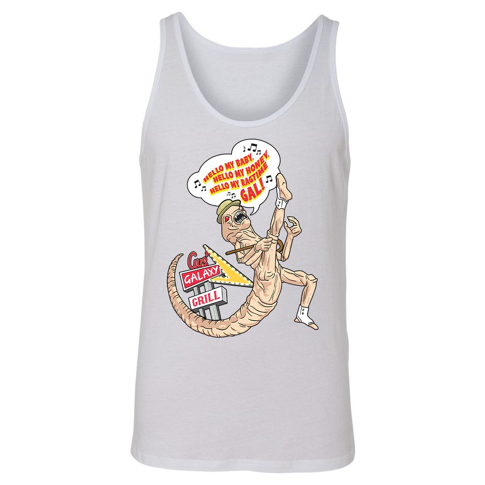 Unisex Jersey Tank - 4TS84PG1 - White - 1
