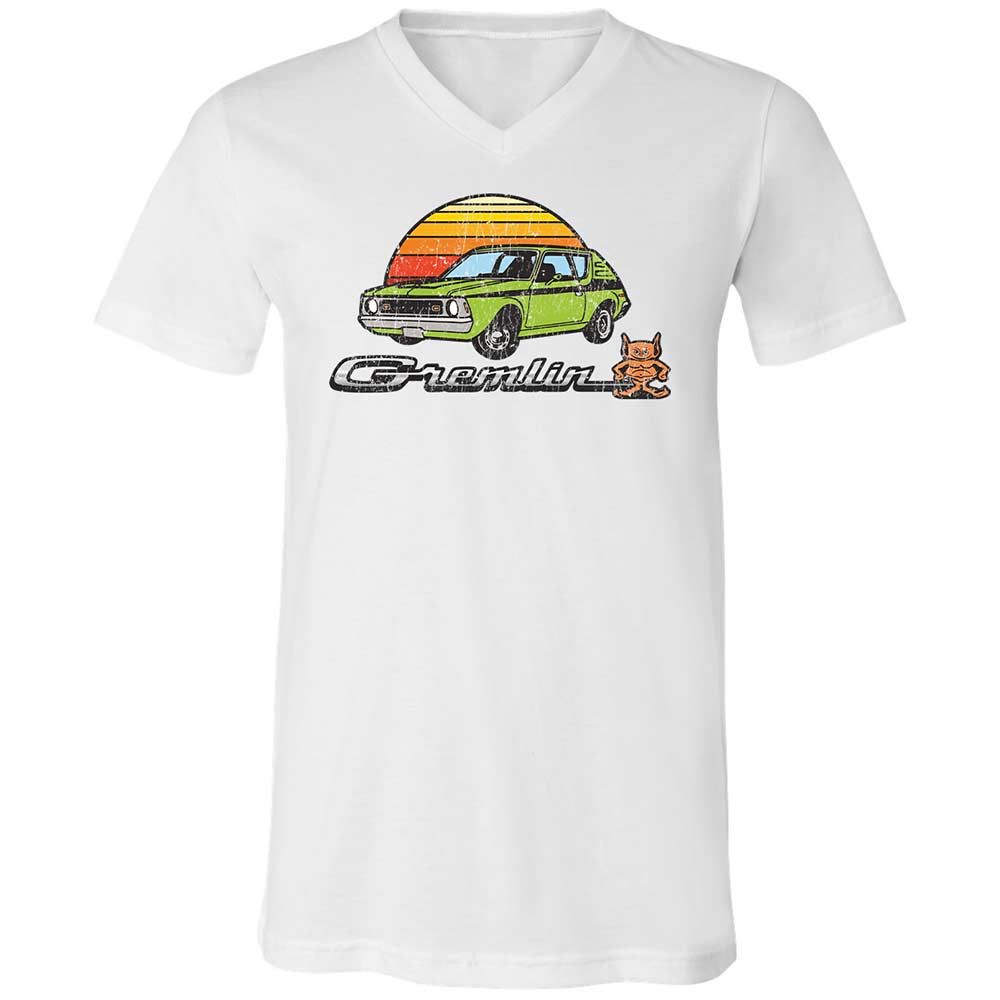 Unisex V-Neck T-Shirt - 1CVLH8DY - White - 1