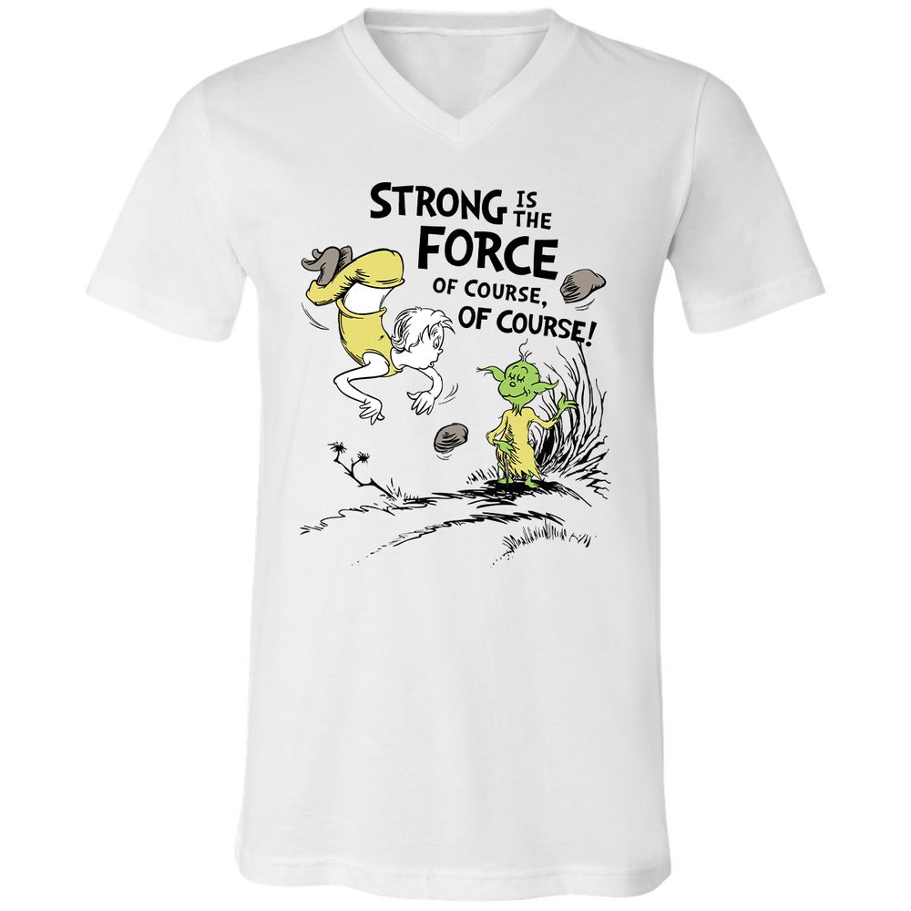 Unisex V-Neck T-Shirt - 5ZB3UHKW - White - 1