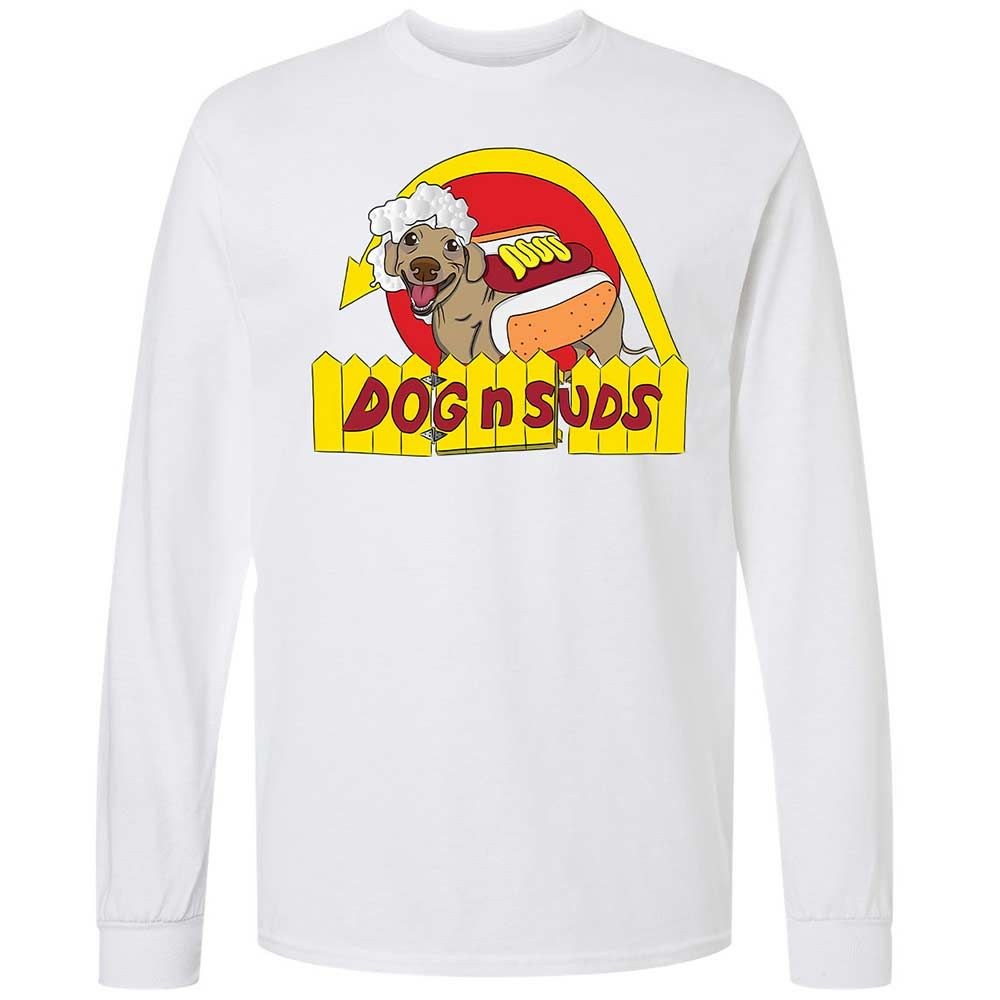 Dog n Suds Dachshund - White - 1