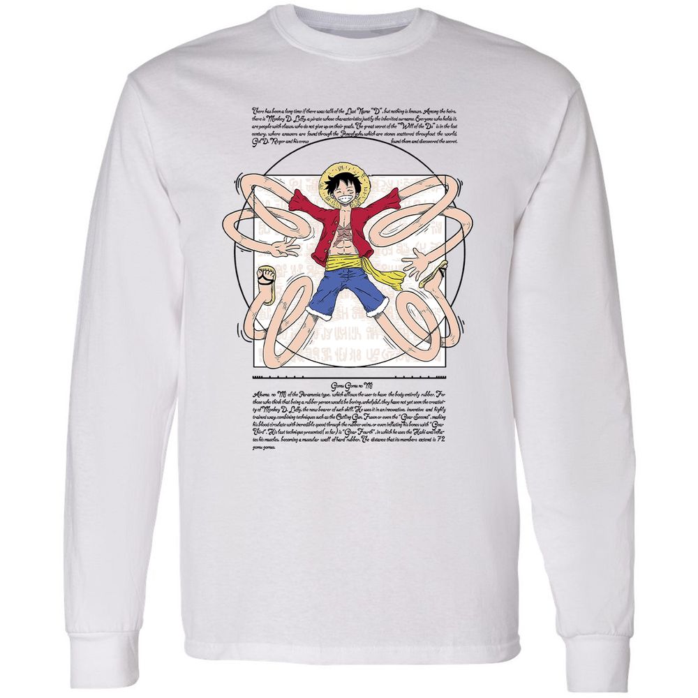 Long Sleeve T-Shirt - CG6R8PGU - White - 1