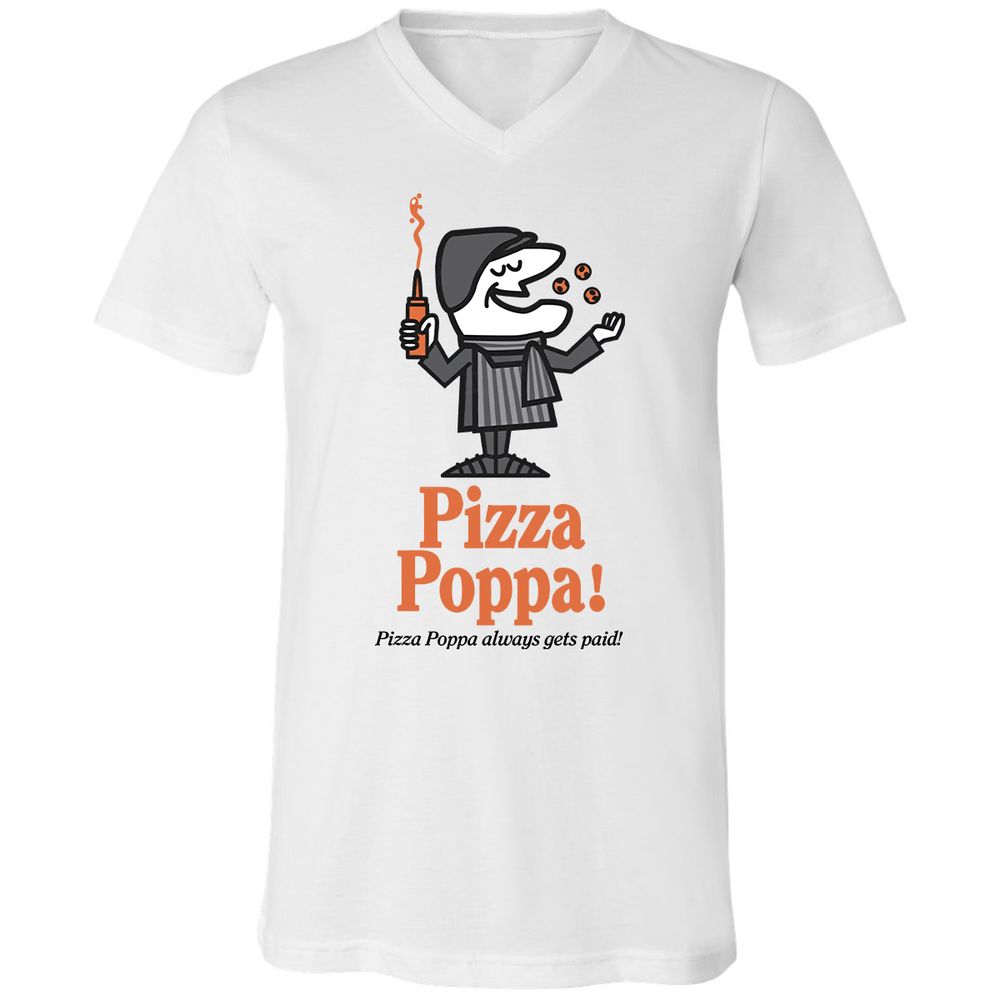 Unisex V-Neck T-Shirt - NYVTS96F - White - 1